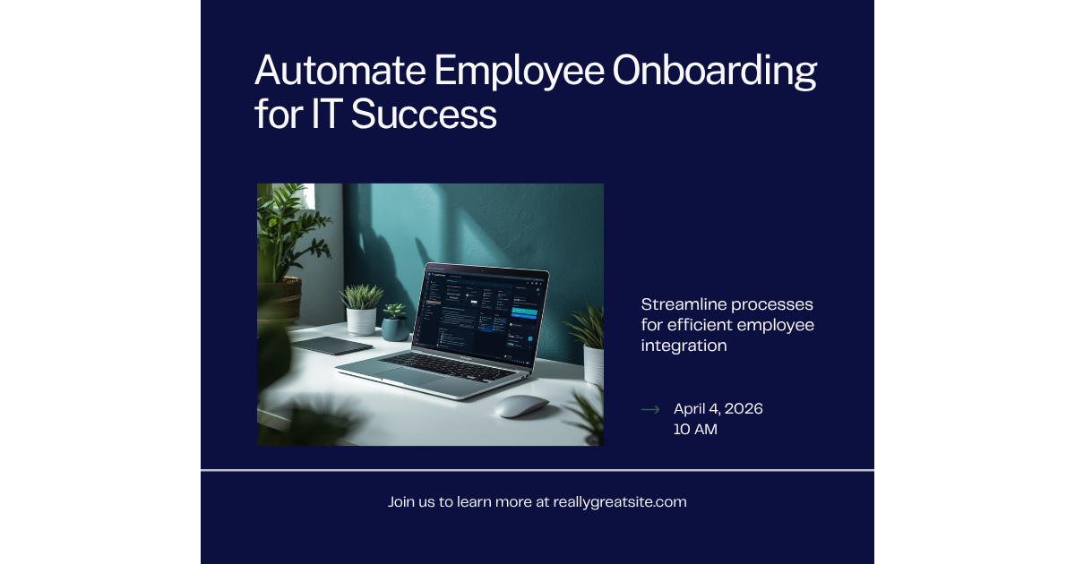 Automating employee onboarding IT setup and provisioning